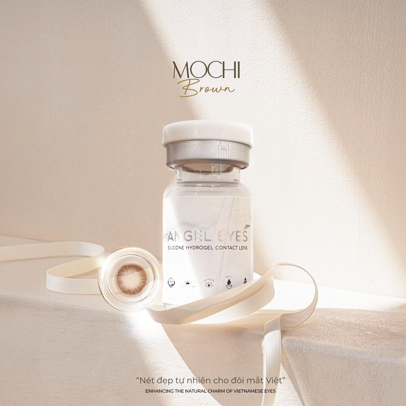 Kính áp tròng Mochi Brown