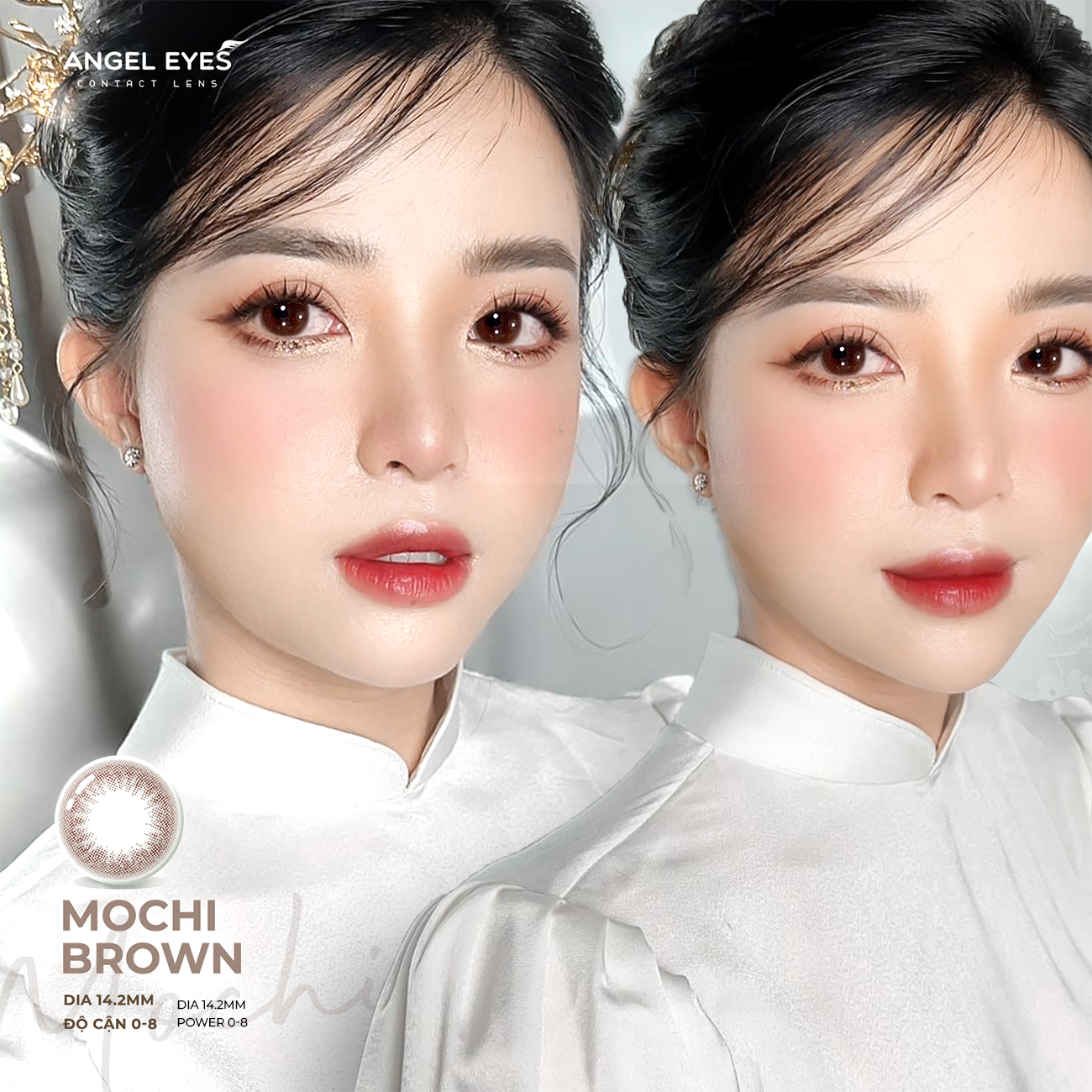 Kính áp tròng Mochi Brown