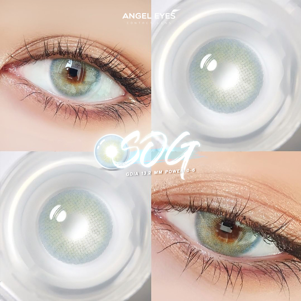 Lens xám xanh Silicone Hydrogel SOG
