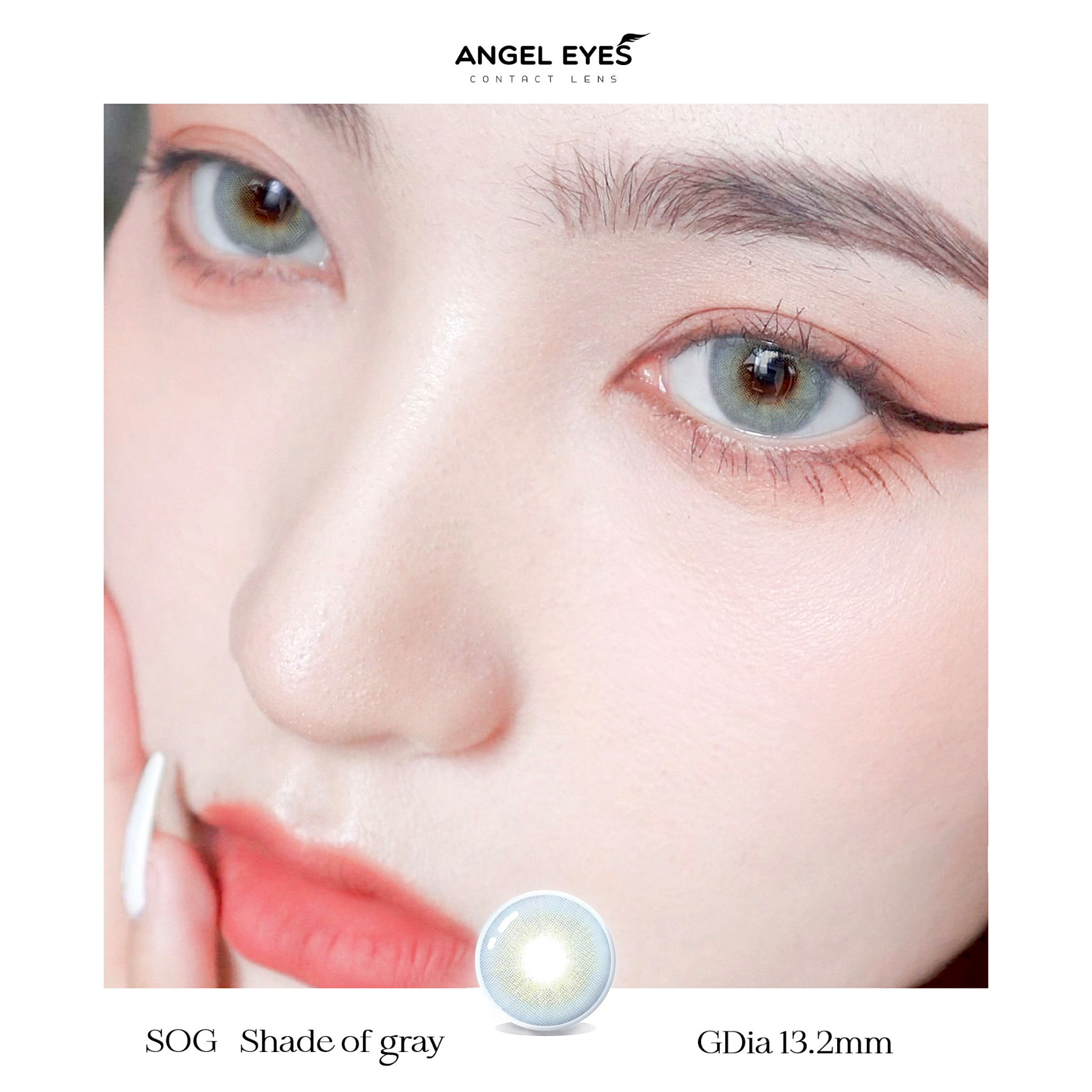 Lens xám xanh Silicone Hydrogel SOG