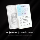  Lens trong suốt cận có độ từ 1-10 cho mắt thở cao cấp N’Rosa Angel Eyes phân phối | Chất liệu Silicone Hydrogel khoá ẩm 