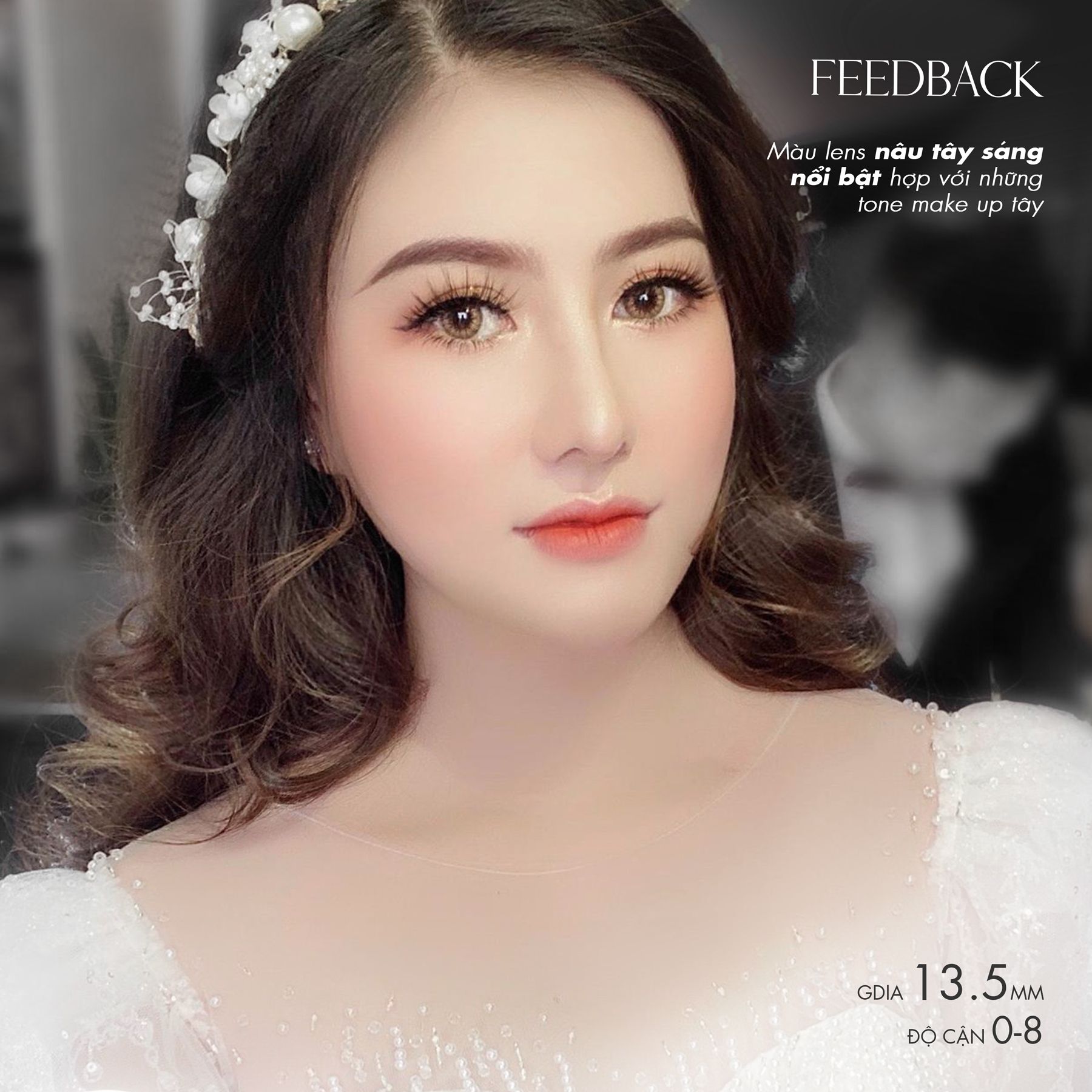 Kính áp tròng Silicone Hydrogel Venus Brown