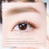  Lens trong suốt dòng cao cấp chất liệu Silicone Hydrogel Angel Eyes độ cận 1-15 