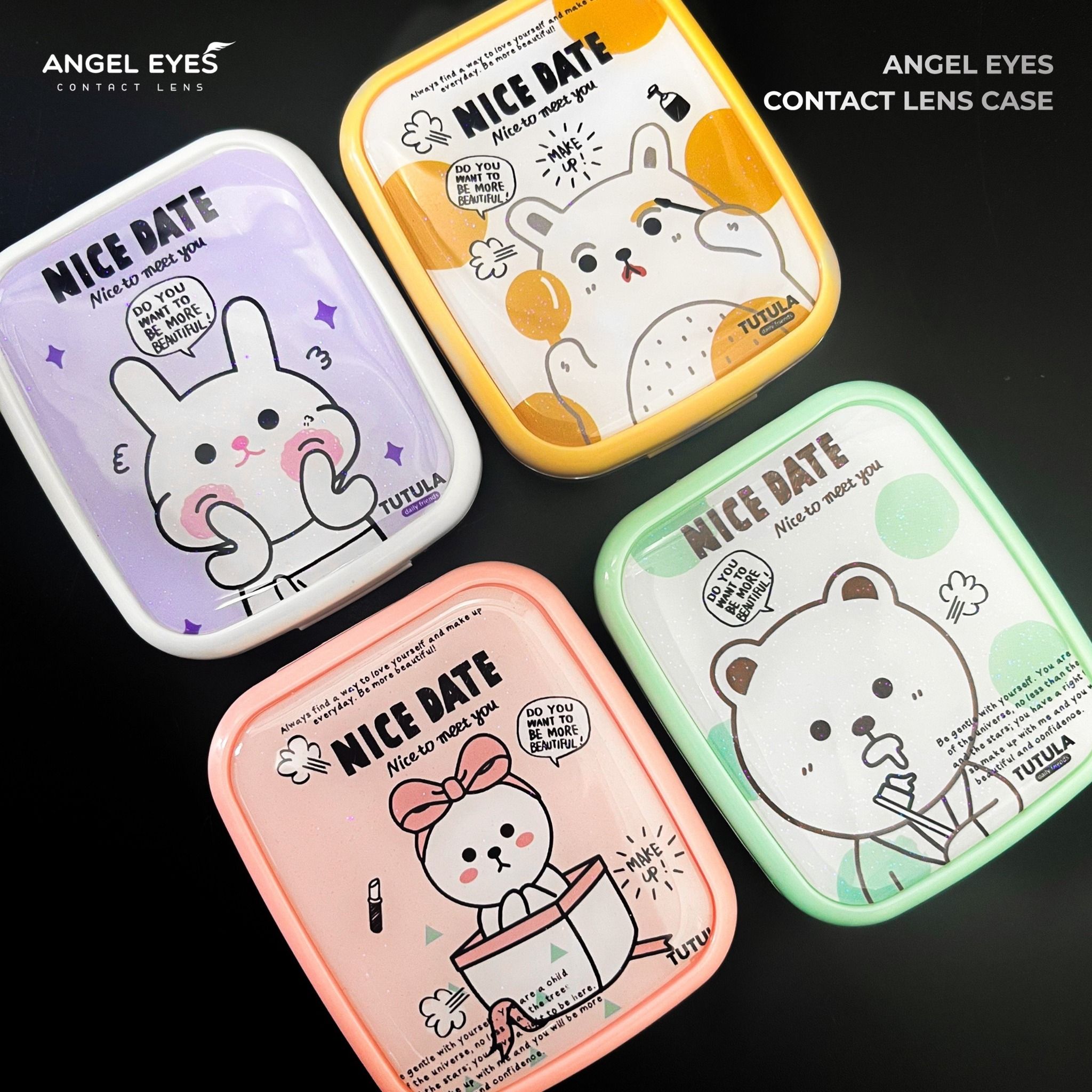 Khay đựng lens chữ nhật NICE DATE