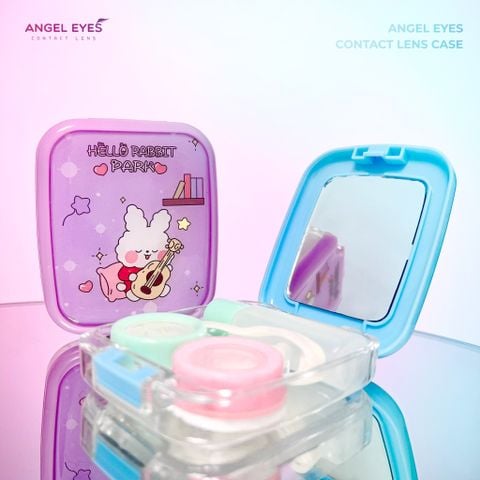 Khay đựng lens chữ nhật THỎ ĐÁNG YÊU