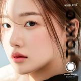  Lens đen áp tròng có độ cận Tokyo Night nhãn hiệu Angel Eyes ( Độ cận 0-8 độ ) - Dia 14.0mm 