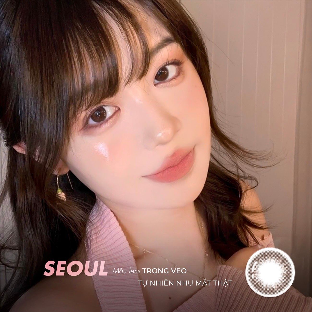 LENS NÂU SEOUL BROWN CHỐNG TIA UV