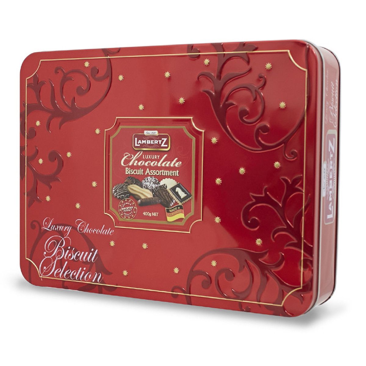 ( Quà Tết 2021 ) Bánh LambertZ Luxury Chocolate Biscuit Assortment - 420g