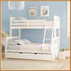 Giường 3 Tầng K.Bed Gỗ Tự Nhiên (1m-1m4-1m)