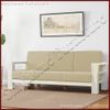 ChunKy White - 3 Chổ Ngồi : Ghế Sofa Băng - Nệm Ghế Màu Kem