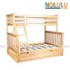 Giường 2 Tầng K.Bed Gỗ Tự Nhiên Có Hộc Kéo 1m-1m4