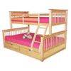 Giường 2 Tầng K.Bed Gỗ Tự Nhiên (1m-1m4)