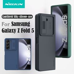 ỐP LƯNG SAMSUNG GALAXY Z FOLD 5 5G NILLKIN CAMSHIELD SILKY SILICON BẢO VỆ CAMERA CHÍNH HÃNG