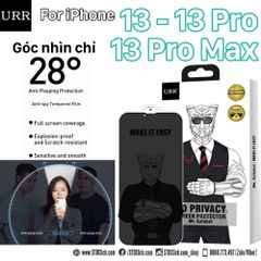 KÍNH CƯỜNG LỰC IPHONE 13 PRO MAX - 13 PRO - 13 URR AUTOBOT CHỐNG NHÌN TRỘM CHÍNH HÃNG