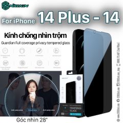 KÍNH CƯỜNG LỰC IPHONE 14 PLUS - 14 NILLKIN GUARDIAN CHỐNG NHÌN TRỘM CHÍNH HÃNG