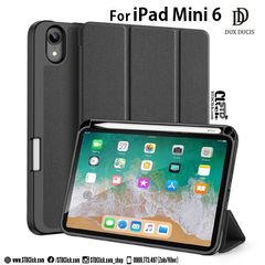 BAO DA IPAD MINI 6 2021 DUX DUCIS DOMO CHÍNH HÃNG CÓ KHE GIỮ BÚT