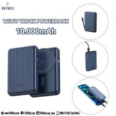 PIN SẠC DỰ PHÒNG WIWU TRUNK CHÍNH HÃNG 10.000MAH - 20.000MAH HỔ TRỢ SẠC KHÔNG DÂY NAM CHÂM 15W CHO IP 13, 14 VÀ 15 SERI