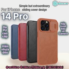 BAO DA IPHONE 14 PRO NILLKIN QIN BẢO VỆ CAMERA CHÍNH HÃNG