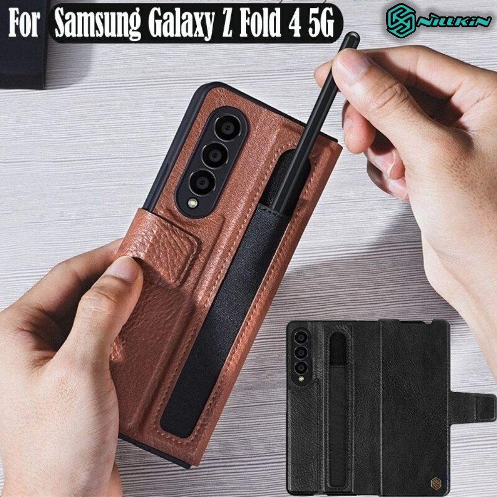 ỐP LƯNG SAMSUNG GALAXY Z FOLD 4 5G NILLKIN AOGE CÓ KHE GIỮ BÚT CHÍNH HÃNG