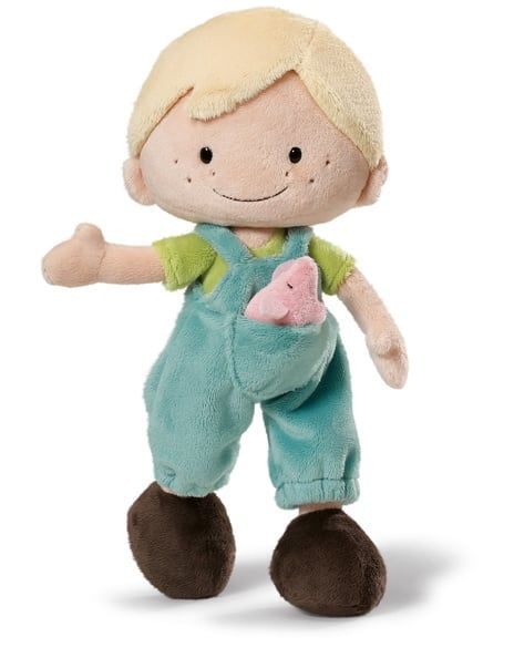 Thú nhồi bông 30cm-búp bê bé trai Mini lucas doll MFN Farm-Nici Germany-37889