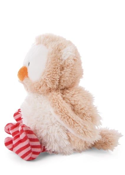 Đồ chơi thú bông 25cm cú Owluna owl xoay đầu head turnable 360 độ | NICI-46095