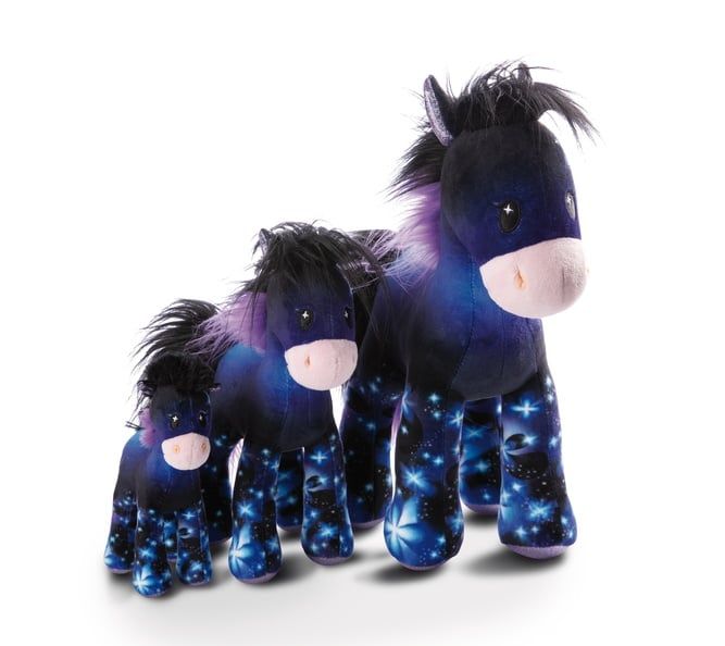 Thú nhồi bông 35cm-ngựa Pony hoa sao Pony Starflower GREEN-Nici Germany-48755