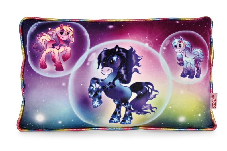 Thú nhồi bông 43x25cm-ngựa Pony hoa sao Pony Starflower GREEN-Nici Germany-48757