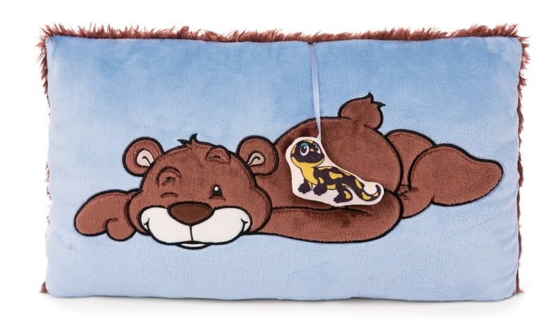 Đồ chơi thú bông 43x25cm gấu Maroni Bear và kỳ nhông Salamander gối bông | NICI-48788