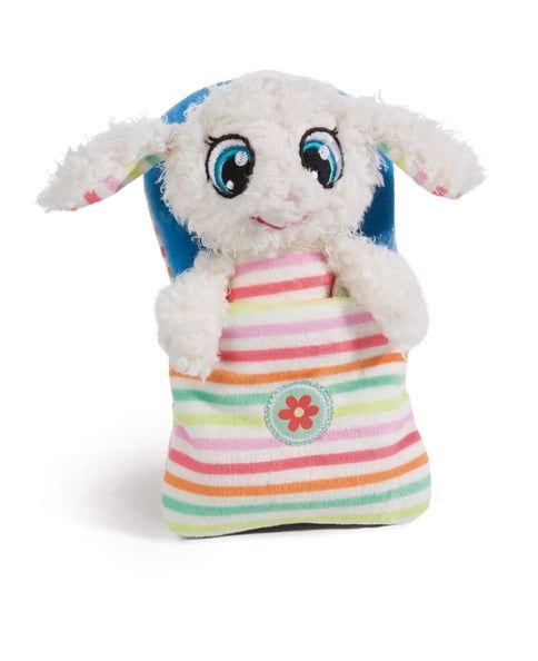 Thú nhồi bông 14cm-cừu Jolala|cáo Finjo thú cưng tạo giấc mơ Sleeping Schlafmützen sheep|fox-Nici Germany-49090
