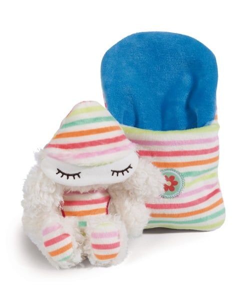 Thú nhồi bông 14cm-cừu Jolala|cáo Finjo thú cưng tạo giấc mơ Sleeping Schlafmützen sheep|fox-Nici Germany-49090