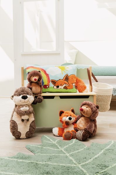 Thú nhồi bông 50cm-rái cá otter Farm Oda GREEN-Nici Germany-49159