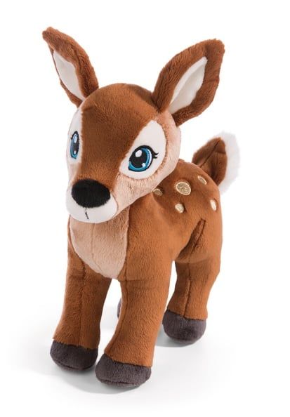 Thú nhồi bông 27cm- nai Bambi phép thuật Mala fawn magic Winter GREEN-Nici Germany-49209