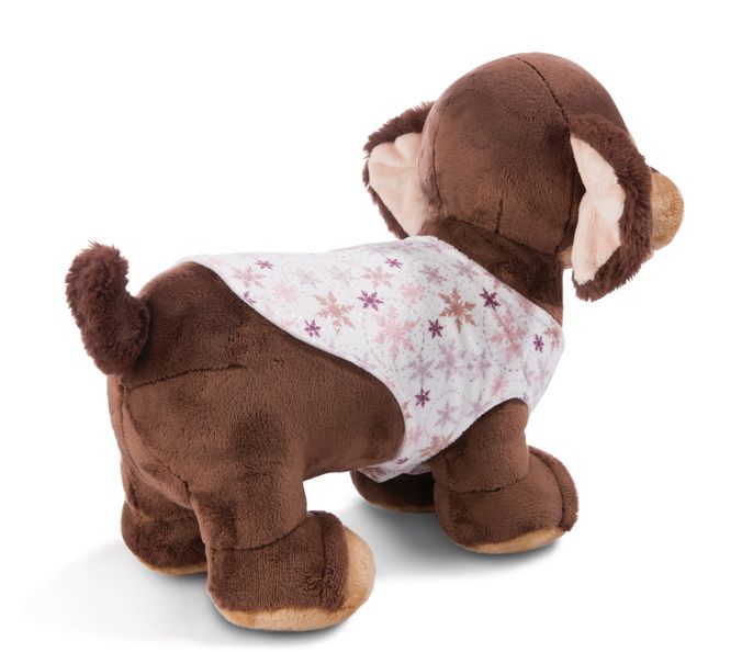 Thú nhồi bông 54cm-chó lạp xưởng dachshund dog Skida Cosy Winter Pet GREEN-Nici Germany-49323
