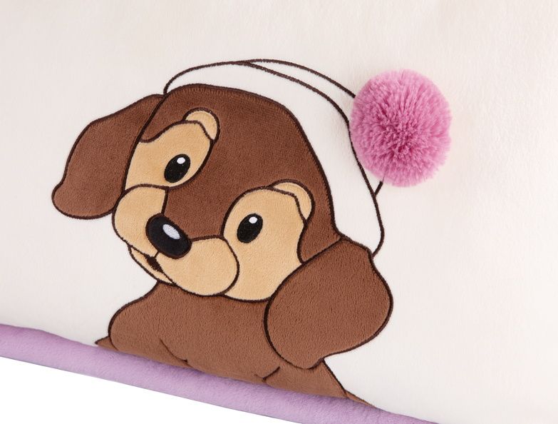 Gối bông 40x60cm-chó lạp xưởng dachshund Skida Winter GREEN-Nici Germany-49329