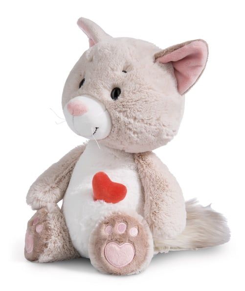 Thú nhồi bông 50cm-mèo Love cat bông fluffy GREEN-Nici Germany-49411