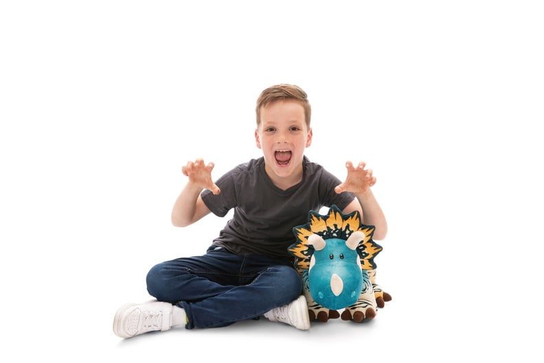 Thú bông 50cm khủng long ba sừng Triceratop Dinosaur Cerastupsy NICI DINO GREEN | NICI-49469