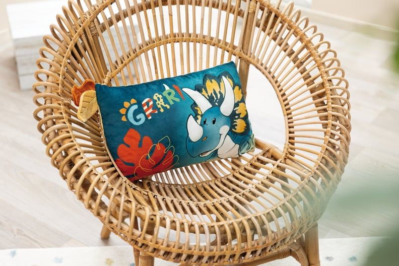 Thú bông 43x25cm khủng long ba sừng Triceratop Dinosaur Cerastupsy gối bông cushion DINO NICI GREEN | NICI-49470