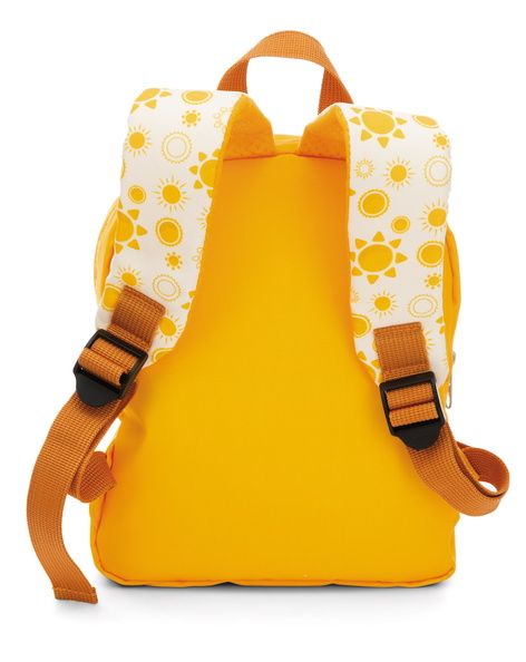 Ba lô cặp mầm non màu xanh mây trắng & thú bông NICI gấu trúc Bắc Mỹ Red Panda 25cm | NICI-49852