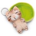 Thú nhồi bông 8cm-thú cưng ngủ ngoan Sleeping Pets GREEN móc khóa NICI 49981