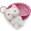 Thú nhồi bông 8cm-thú cưng ngủ ngoan Sleeping Pets GREEN móc khóa NICI 49981