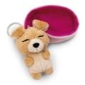 Thú nhồi bông 8cm-thú cưng ngủ ngoan Sleeping Pets GREEN móc khóa NICI 49981