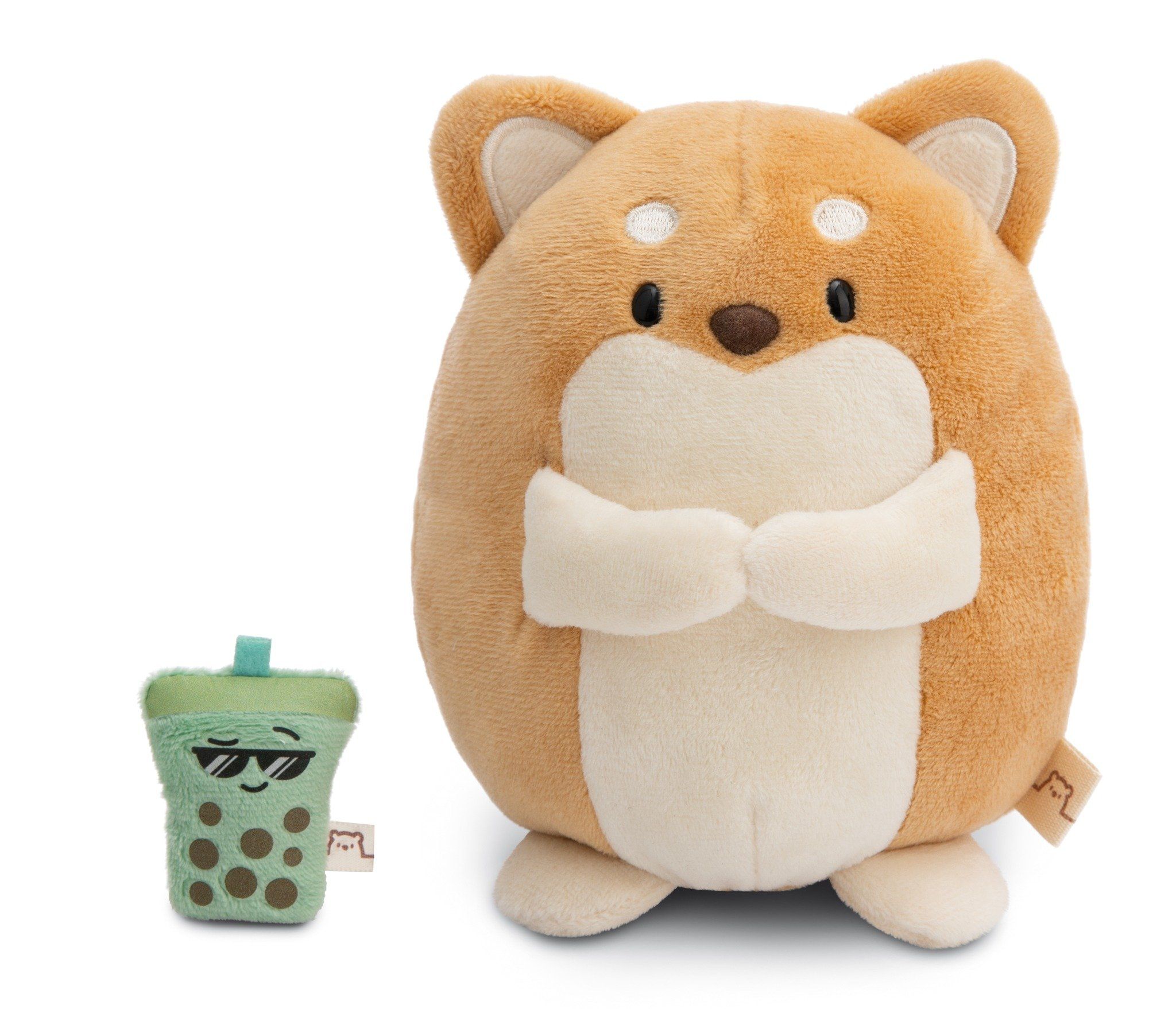 Thú nhồi bông 16cm | Nici Germany | chó Chiba dog Hiro trà sữa buble tea (My MOCHI) 61152