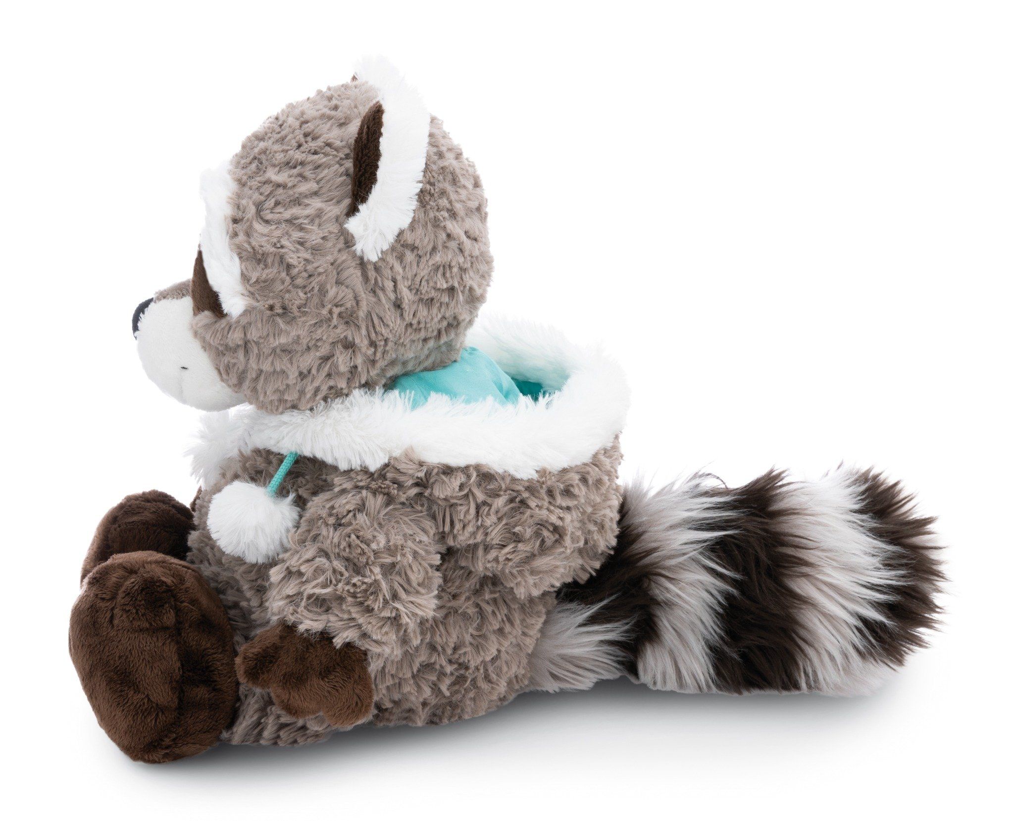 Thú bông NICI Germany GREEN gấu mèo Lenno siêu mềm mịn | Soft toy Raccoon Lenno standing | NICI Dreamy Winter