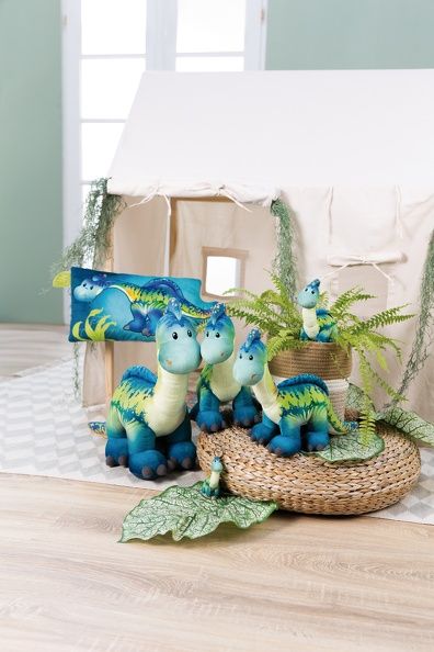 Thú nhồi bông 45cm 61572 | Dino Snackilus khủng long cổ dài|NICI Germany Go Green