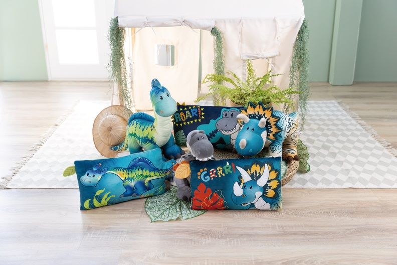 Thú nhồi bông 45cm 61572 | Dino Snackilus khủng long cổ dài|NICI Germany Go Green