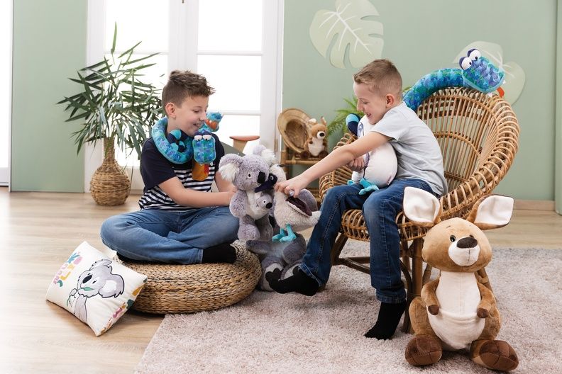 Thú nhồi bông 30cm 61717 |NICI Germany gấu Koala Barry mẹ & bé GO GREEN