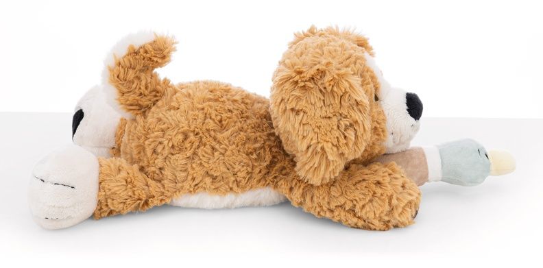 Thú nhồi bông 30cm 62149 |Dog brown duck lying chó săn vịt nằm|NICI Germany