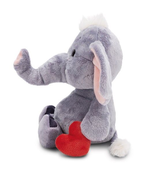 Thú nhồi bông 32cm NICI Germany GREEN Voi xám LOVE - NICI 61486