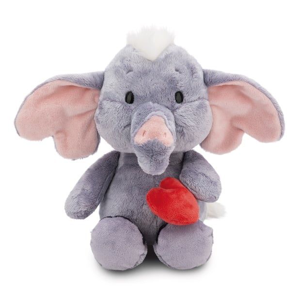 Thú nhồi bông 32cm NICI Germany GREEN Voi xám LOVE - NICI 61486