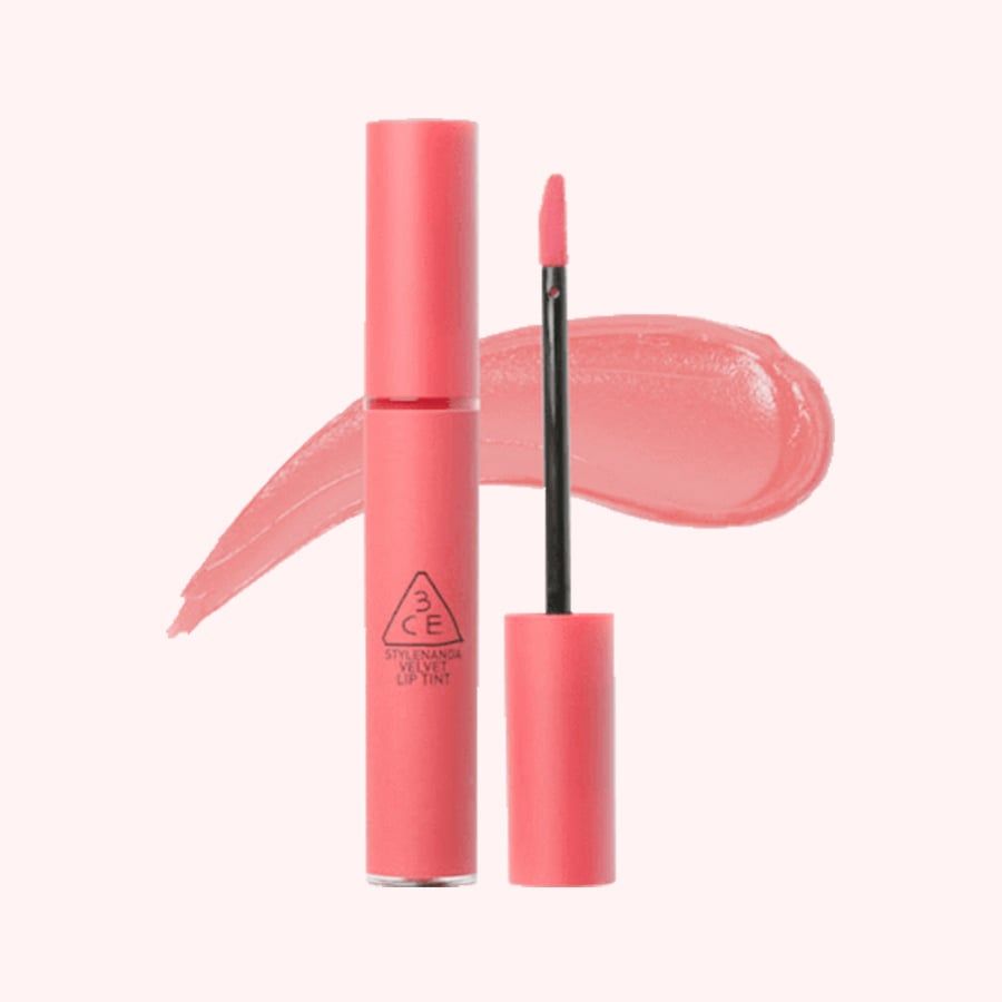 SON KEM 3CE VELVET LIP TINT GENTLE CORAL - HỒNG CAM SAN HÔ